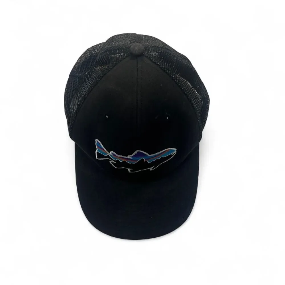 Patagonia Baseball Cap Embroidered Fish Gorpcore Utility Nautical